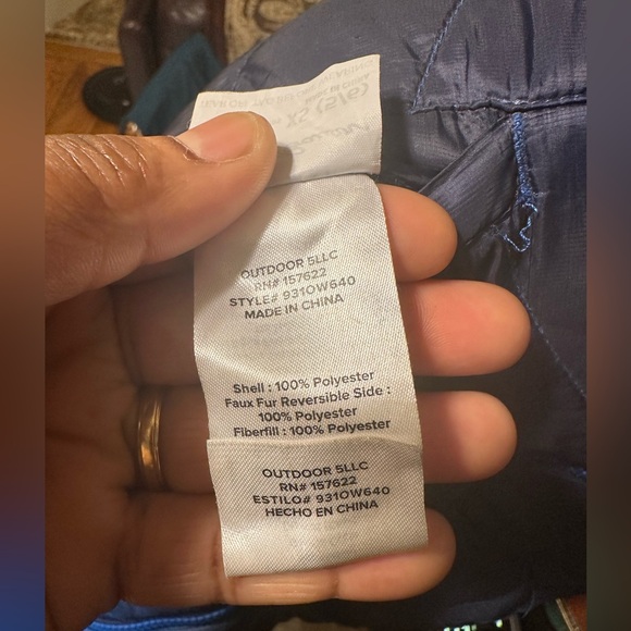 Eddie Bauer Kids size XS 5/6) reversible Puffer & fleece in excellent condition - Picture 8 of 13